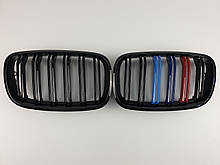 Ноздри на BMW X6 E71 2008-2014 год M-color ( Двойные M-Look )
