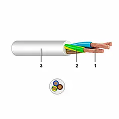 Кабель Gal Kat ПВСнг-LS 3х1,5