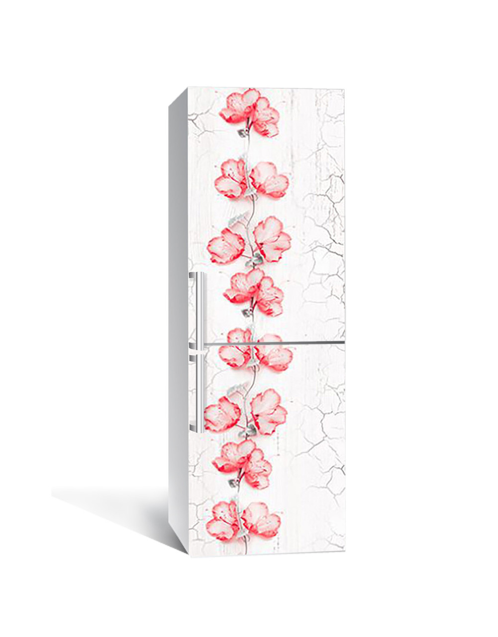 Плівка самоклейка кольорова для холодильника Червоний акцент 60х180 cм плівка для кухонних меблів вініл самоклеюча, фото 1