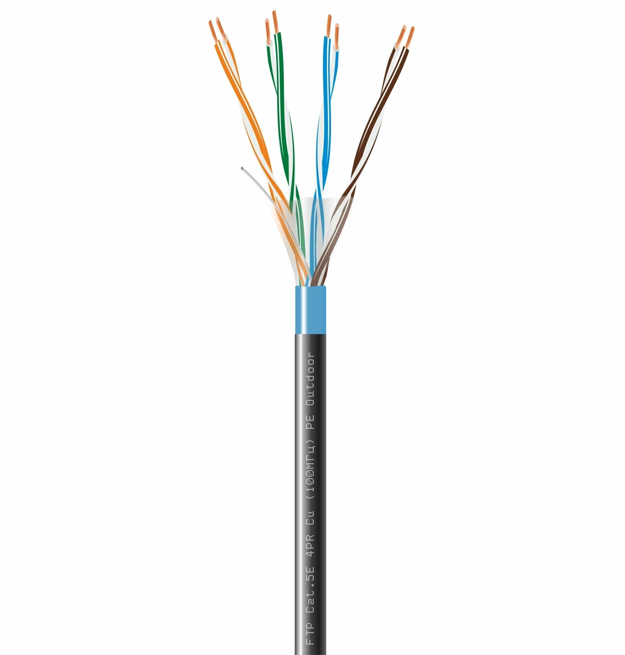 Вита пара Dialan FTP Cat.5Е 4PR Cu (100МГц) PE Outdoor (50 м) 009460