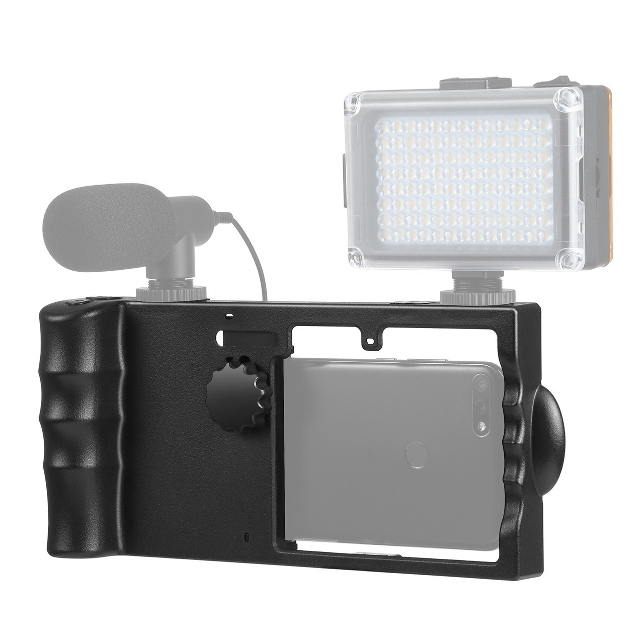 Універсальна клітка, рамка, тримач Puluz PU3067L для телефону - смартфона з кнопкою Bluetooth спуском