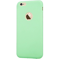 Силиконовый чехол накладка JoyRoom Macaron Series for iPhone 6/6S, Light Green