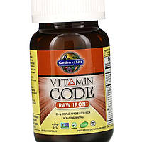 Залізо Garden Of Life Vitamin Code Raw Iron 30 капсул