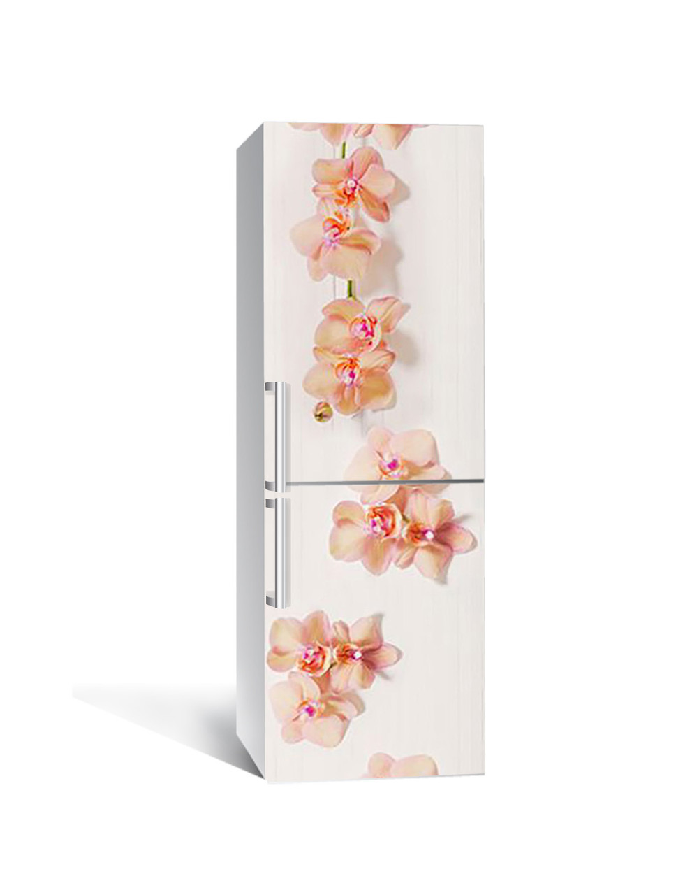 65х200 см Плівка для холодильника, наклейки на холодильник, плівка для кухонних меблів З кремовим слідах, фото 1