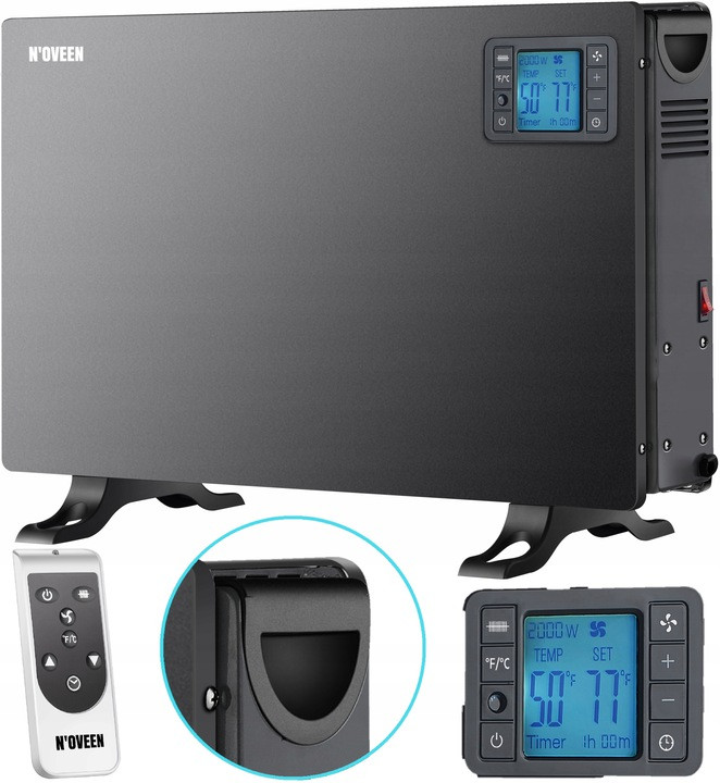 Конвекторний обігрівач Noveen CH7100 LCD SMART, фото 1