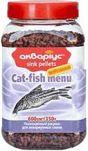 Корм для риб пелетти Cat-Fish Menu банка 350 г