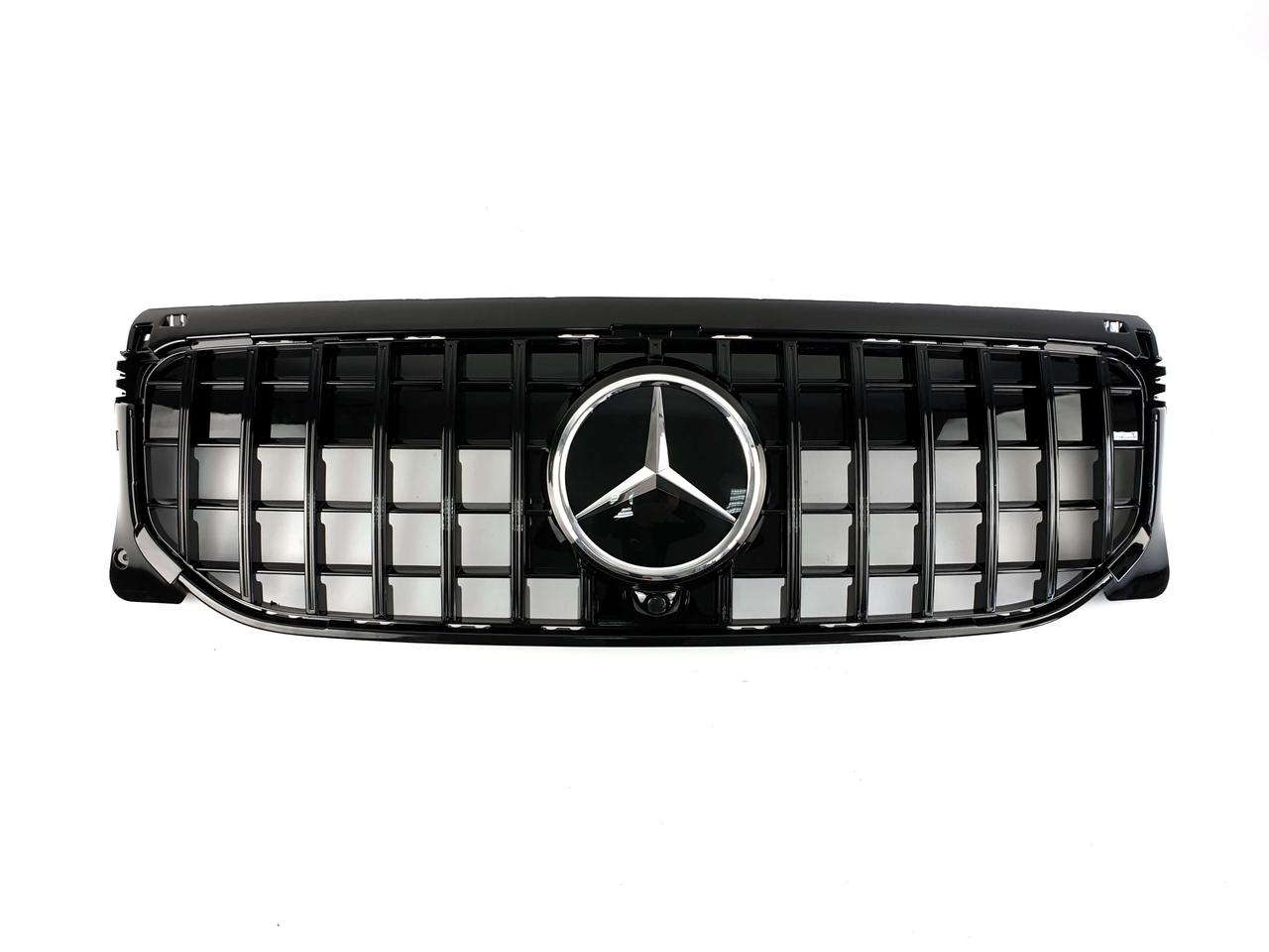 Решітка радіатора на Mercedes GLB-Class X247 2019-2021 рік GT Panamericana ( Чорна )
