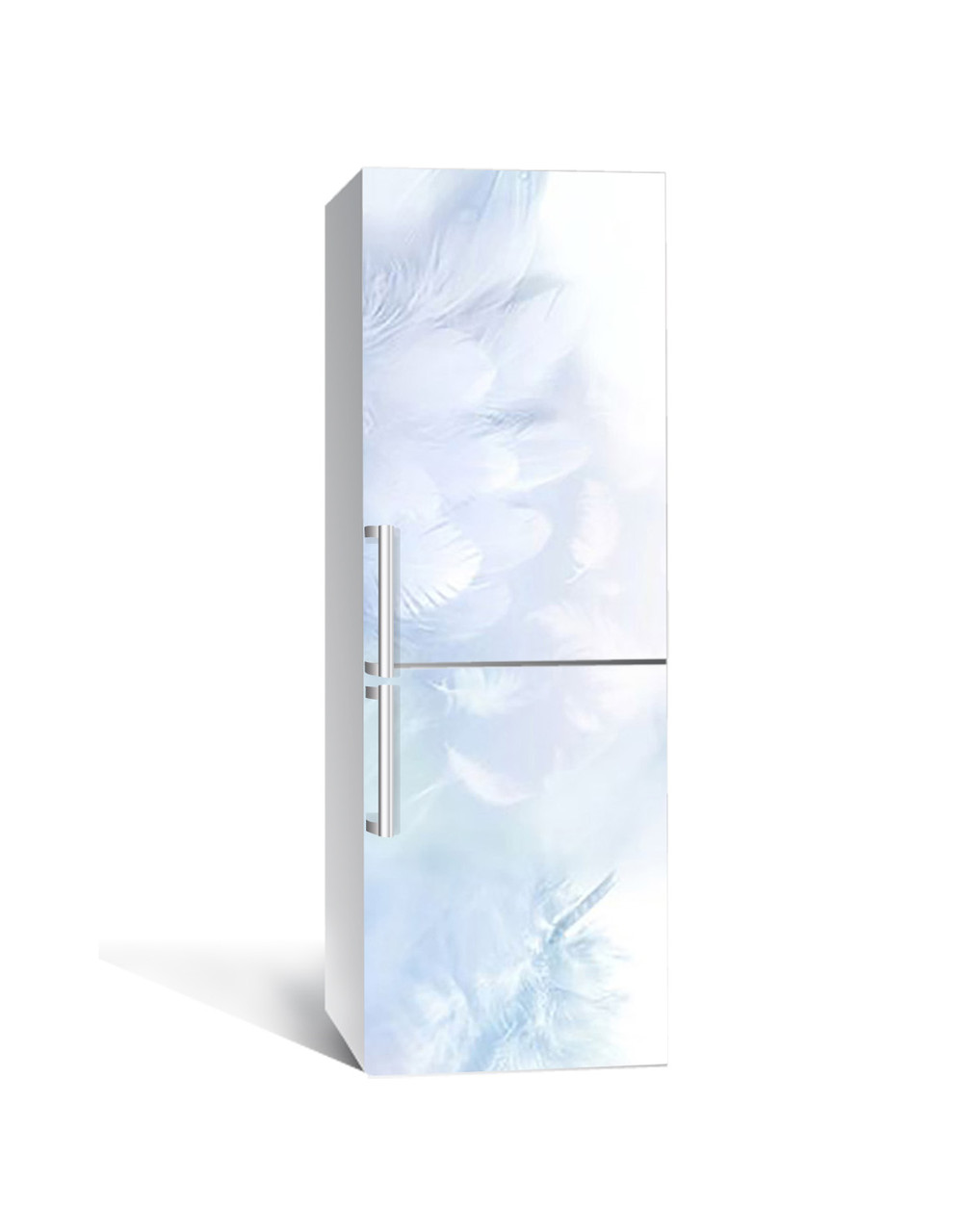 Плівка самоклейка кольорова для холодильника Лебединий пух 60х180 cм плівка для кухонних меблів вініл самоклеюча, фото 1