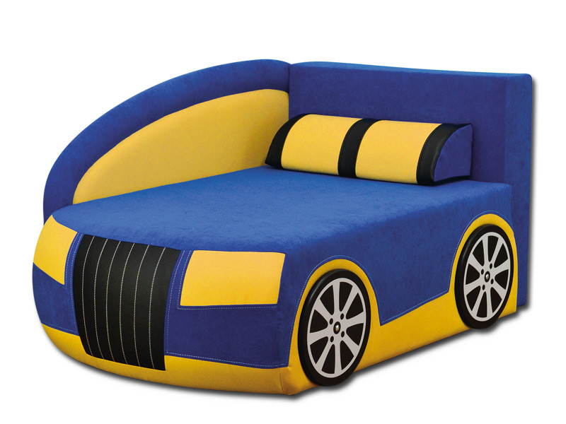 Детский диван машинка АУДИ кровать - диванчик сп.м 195х80 серый - фото 4 - id-p1527299157