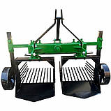 Дворядна вібраційна картоплекопалка КВТ-2 до мінітрактора, фото 4