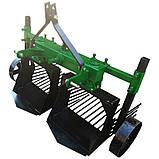 Дворядна вібраційна картоплекопалка КВТ-2 до мінітрактора, фото 2