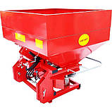 Гідравлічний розкидач міндобрив дводисковий Jar-Met 1000 польський РМД на трактор типу МТЗ 80/82, фото 5