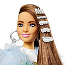 Лялька Барбі Екстра у райдужній сукні Barbie Extra GYJ78, фото 3
