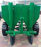 Дворядна саджалка картоплі КСНМ2 навісна до мінітрактора (лепесткові підгортачи, сідушка),об'єм бункера 150л, фото 5
