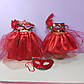 Костюм маскарадний новорічний 1-8 років спідниця фатинова та маска червоний колір 1 шт, фото 2