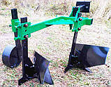 Двокорпусний плуг ПМб 2-20 до важкого дизельного мотоблока (глубина оранки до 20 см, ширина - до 40 см), фото 3