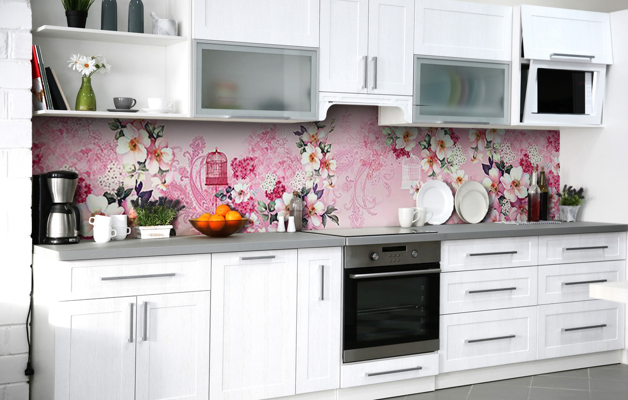 60х250 см Кухонний фартух самоклейка, пвх плівка для кухонного фартуха, самоклейка на кухню на стіну Віднесені вітром 60х250 см