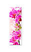 Плівка самоклейка кольорова для холодильника Рожева Орхідея 60х180 cм плівка для кухонних меблів вініл, фото 2