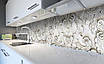60х250 см 3D фартух, фартух на кухню самоклейка, наклейки на кухню, обклеювання кухні Антична ліплення 60х250 см вінілова 3Д, фото 6