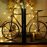 Світлодіодна гірлянда пробка на 20 Led "Краплі роси" 2 м на батарейках Білий теплий, фото 5