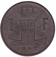 1 франк. 1942 рік, Бельгія. (Belgique-Belgie)