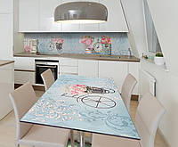 65х120 см Самоклеюча плівка для столу, меблеві наклейки, декор на кухню, кухонні столи з фотодруком, захисна скатертина