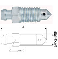 Штуцер прокачки тормозов BLMC Ford MG Riley Vanden Plas Wolseley QB 0107