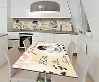 60х120 см Наклейка для кухонного столу, плівка самоклейка на кухню, декор для кухні, кухонні столи з фотодруком, плівка пвх,