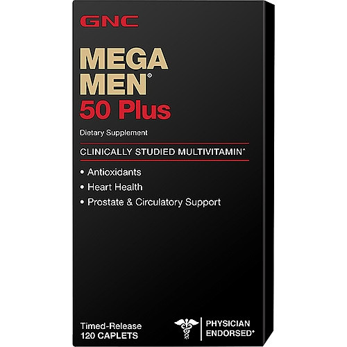 GNC Mega Men 50 Plus 120 caplets