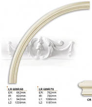 Дуга LR 689R/70, радіус 76,2 см, Gaudi decor