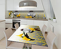 65х120 см Самоклеюча плівка для столу, меблеві наклейки, декор на кухню, кухонні столи з фотодруком, захисна скатертина