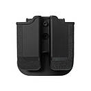 Двойной полимерный подсумок для BERETTA, H&K, RUGER, STEYR, S&W, TAURUS IMI-Z2040 (MP04) Тан (Tan), фото 5