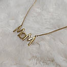 Підвіска, кулон з нержавіючої медичної сталі "Mom", фото 2