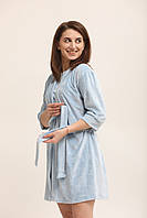 Халат середок довжини Блакитний т.м lekol