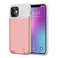 Чехол powerbank iBattery для iPhone 11 Slan 6000 mAh rose