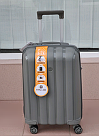 Малый чемодан для ручной клади из полипропилена MCS V305 S grey Turkey