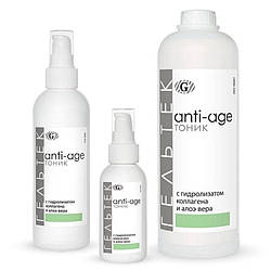 Тонік з гидролізатом колагену і екстрактом Aloe Vera серії Anti-Age, Гельтек