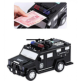 Дитяча машина скарбничка сейф-копилка CASH TRUCK з кодовим замком і відбитком пальця, фото 2
