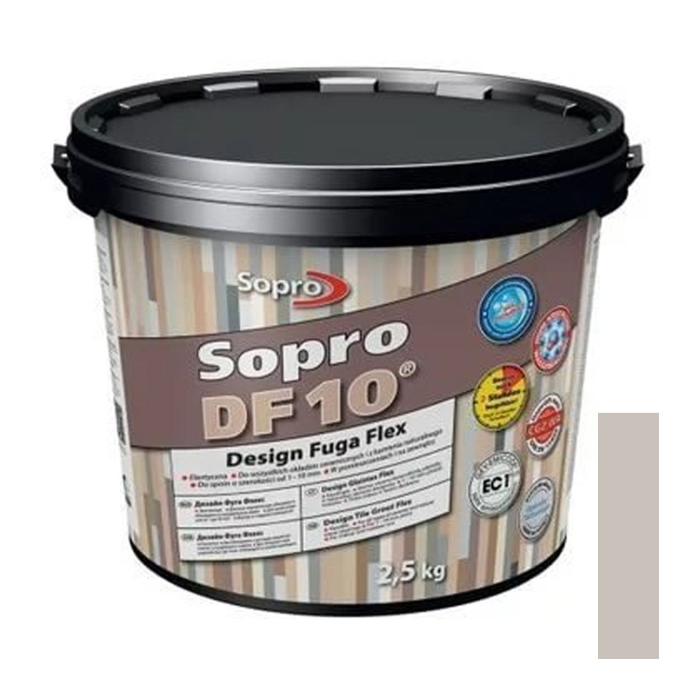 Фуга Sopro Flex DF 10 1082 72 2,5 кг натуральний сірий (ID#1525737414 ...