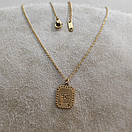 Підвіска, кулон з нержавіючої медичної сталі, фото 2