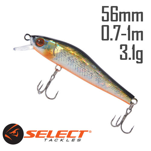 Воблер Select Drastic 56SP 56mm 3.1 g #24 (0.7-1.0 m)