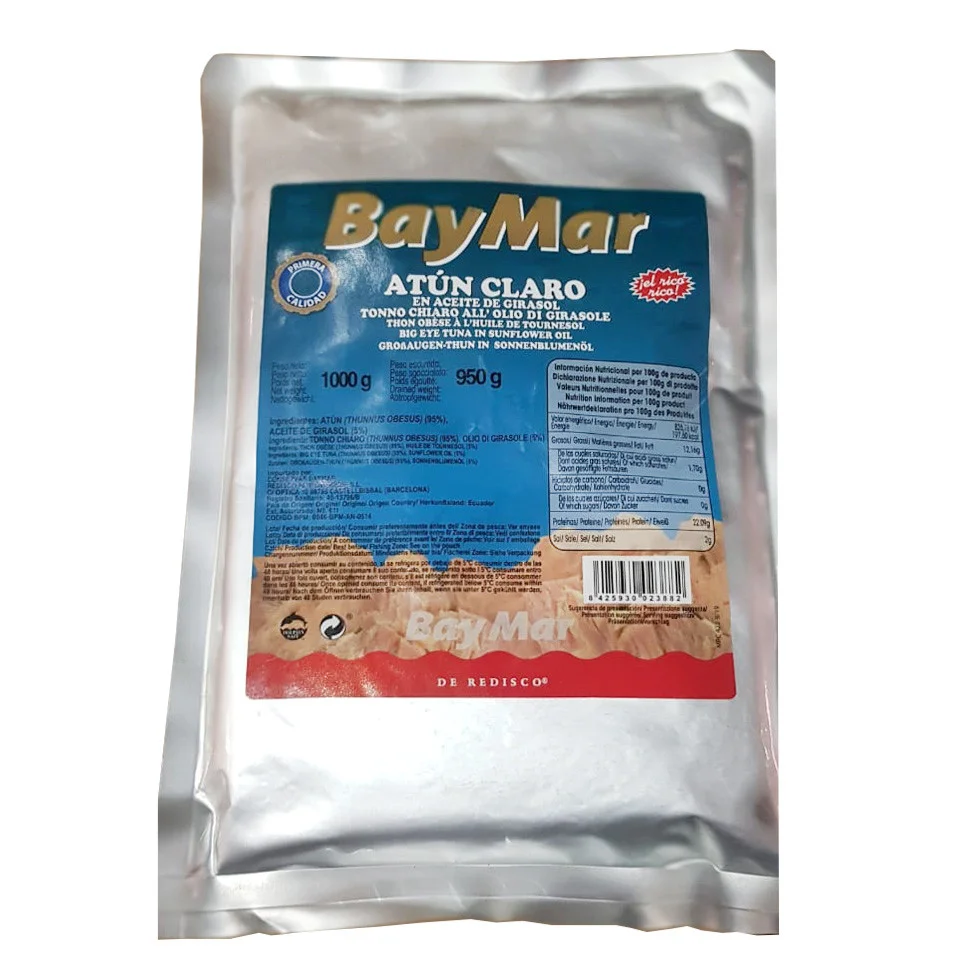 Тунець BayMar в соняшниковому маслі, 1кг