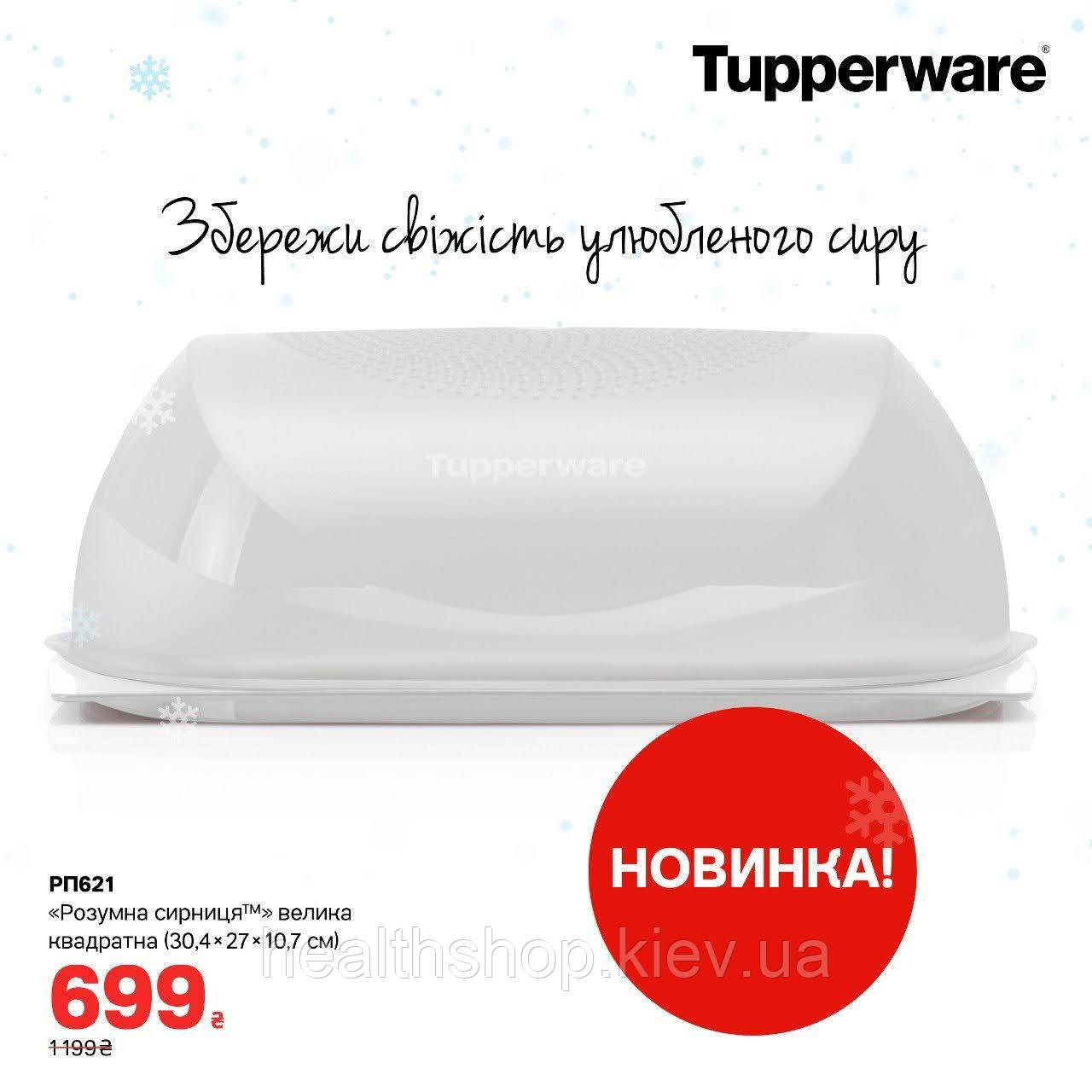Розумна сирниця прямокутна Tupperware