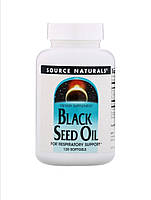 Масло чёрного тмина, Black Seed oil Source Naturals 120 капсул