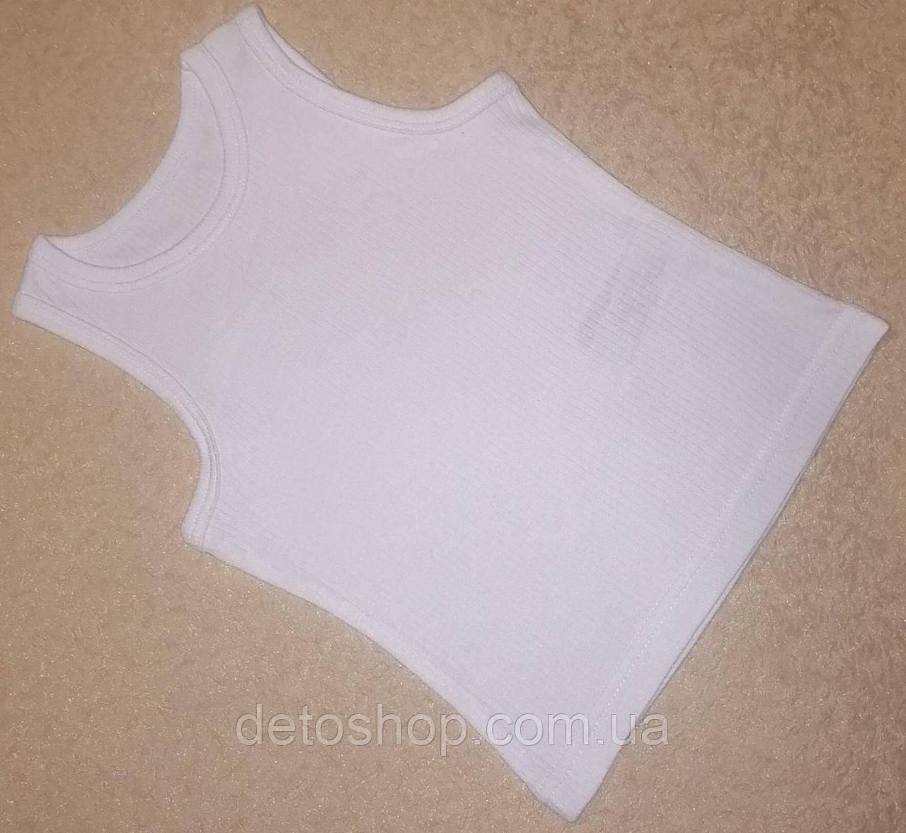 Майка універсальна біла 6-7 років