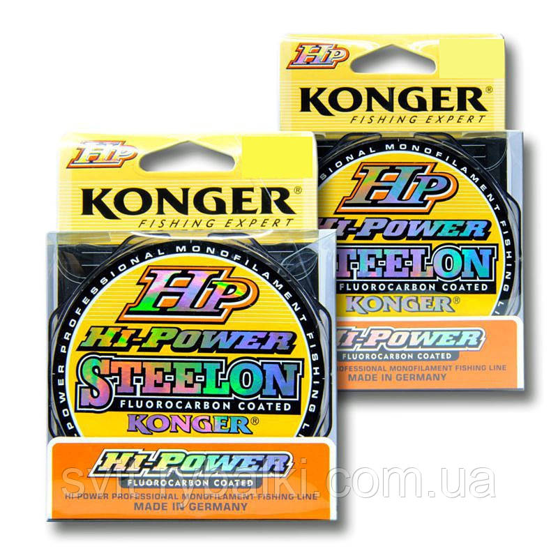 Волосінь KONGER HI POWER FLUOROCARBON COATED 100м, фото 1