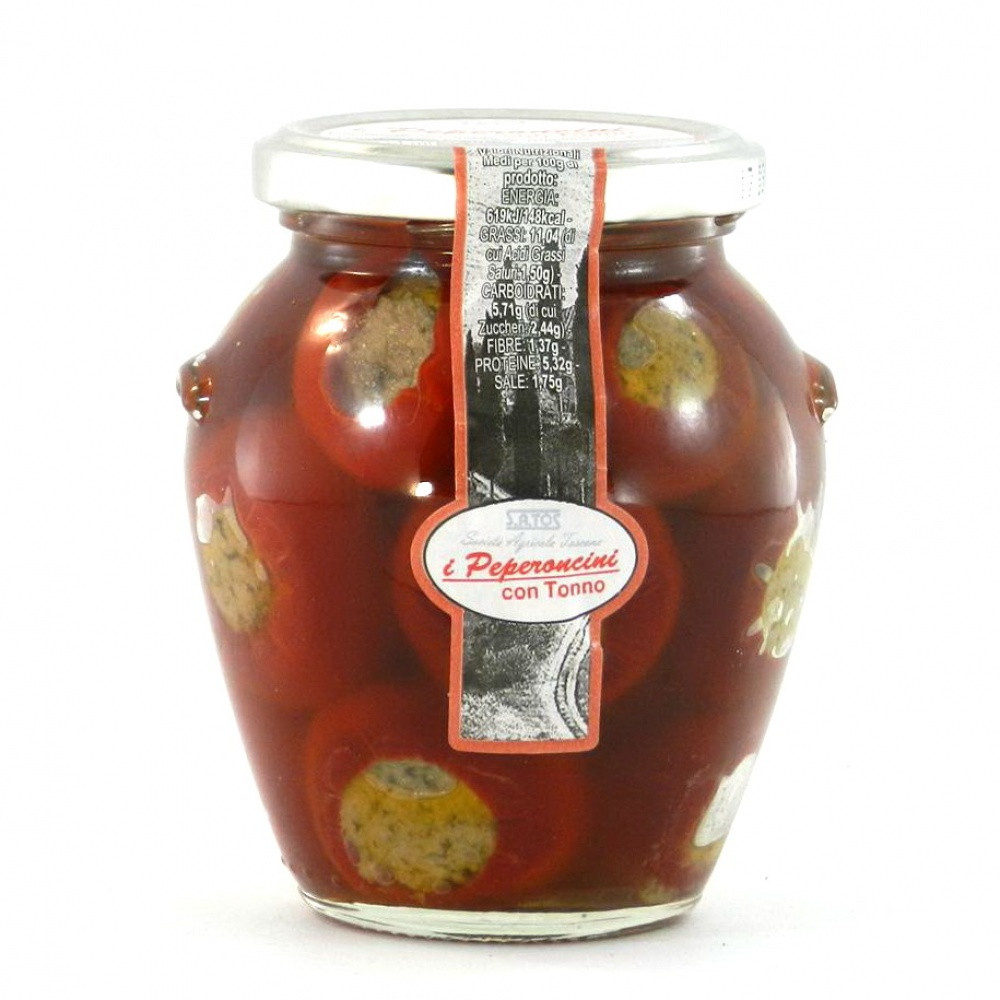 Паперончині Satos з тунцем, 200г