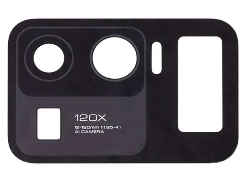 Скло камери для Xiaomi Mi 11 Ultra, колір чорний