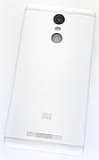 Задня кришка для Xiaomi Redmi Note 3 Pro, срібляста, оригінал