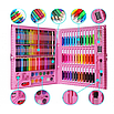 Набір для дитячої творчості у валізі з 150 предметів рожевий EL-1095-1 (20 шт./ясть), фото 3